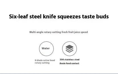 1pcs Portable Electric Juicers Sport Juice Cup Multifunction Fruit Vegetable Food Mixers Milkshake Make Blender Rechargeable