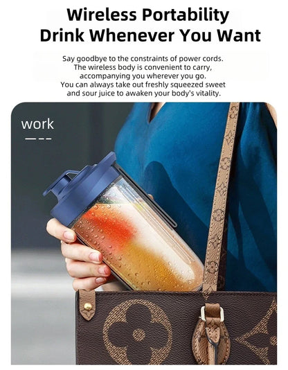 1pcs Portable Electric Juicers Sport Juice Cup Multifunction Fruit Vegetable Food Mixers Milkshake Make Blender Rechargeable